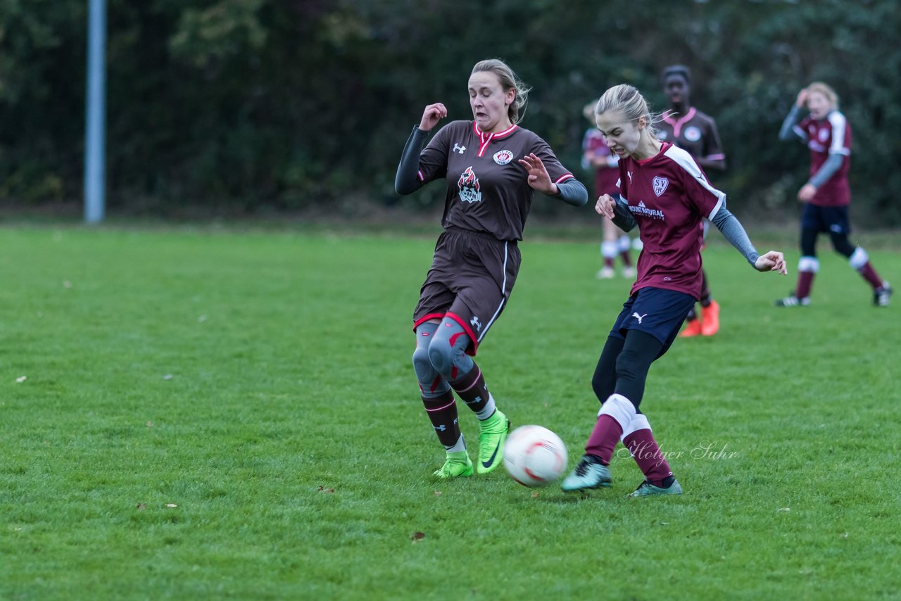 Bild 228 - C-Juniorinnen Halstenbek-Rellingen - St.Pauli : Ergebnis: 0:5